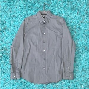 1MX Express Fitted Men’s Dress Shirt Grey